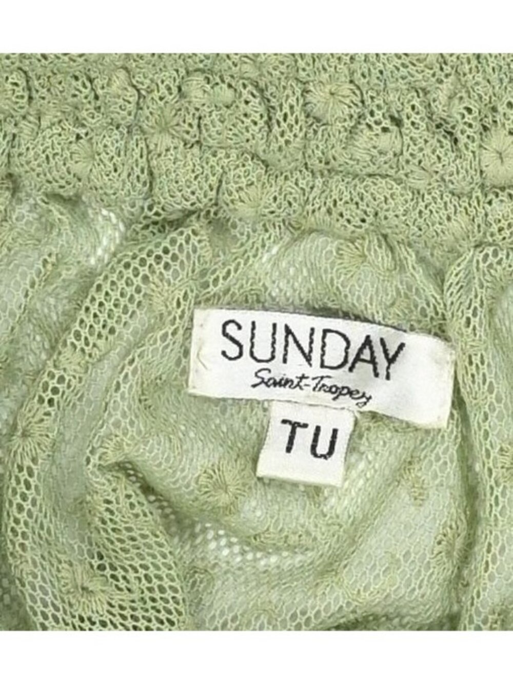 Sunday Saint Tropez Skirt in Khaki Green - Picture 2 of 4